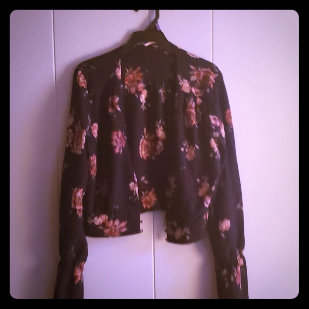Crop top floral